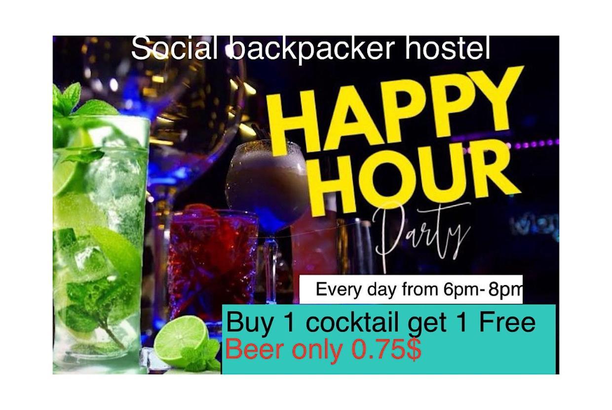 Social Backpacker Hostel & Rooftop Bar Battambang Dış mekan fotoğraf